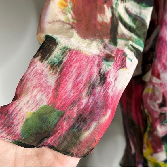 Vicki Wayne vintage 1990s sheer beaded top medium - Picture 4 of 6